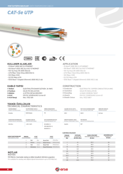 CAT-5e UTP - Erse Kablo