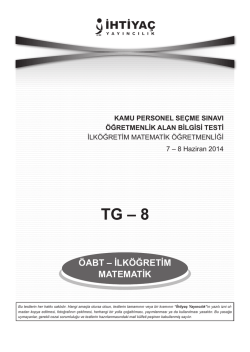 İlk&ouml;ğretim Matematik 8