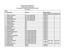 sıra no adı soyadı fak&uuml;lte not ıng 103 /111 ıng 104 /112 1 girmedi 2