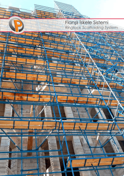 Flanşlı İskele Sistemi - Pratik İskele Ve Kalıp Sistemleri