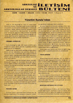 iletişim b&uuml;lteni 7. sayı