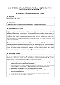 SAĞLIK-Biy. Ekipmanlar 1511-SAĞLIK-2014-BE-02