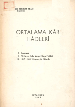 ORTALAMA KAR HADLERi