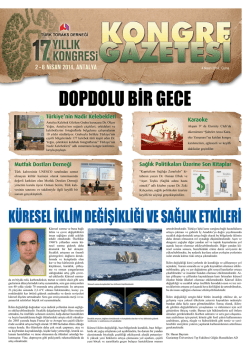 DOPDOLU BİR GECE - T&uuml;rk Toraks Derneği