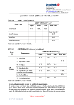 f-nky-&ccedil;si.066 a &ccedil;ek- senet tahsil işlemleri &uuml;r&uuml;n bilgi formu
