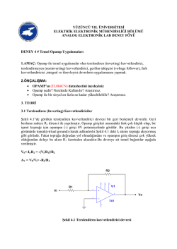 analog elektronik lab deney4 f&ouml;y&uuml;