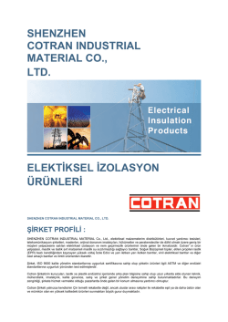 shenzhen cotran ındustrıal materıal co., ltd. elektiksel izolasyon