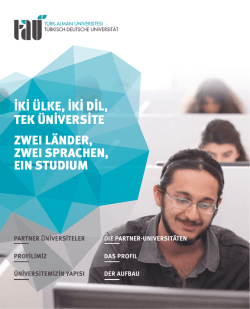 Tanıtım Broş&uuml;r&uuml;m&uuml;ze buradan ulaşabilirsiniz (PDF) - T&uuml;rk