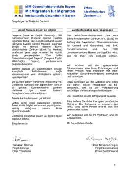 MiMi Feedback-Bogen t&uuml;rkisch