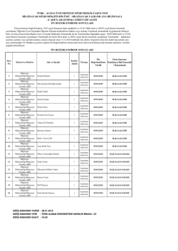 1 adet - Türk-Alman Üniversitesi