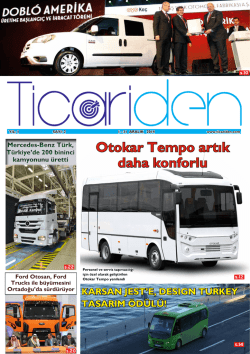 haber - ticariden,ticari ara&ccedil;,kampanya,lansman