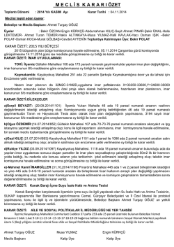 04.11.2014 Tarihli Karar