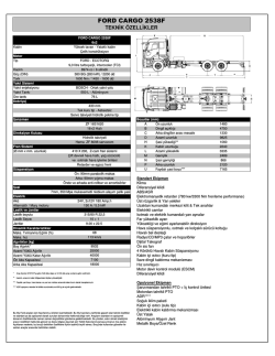 2538F Teknik Özellikleri