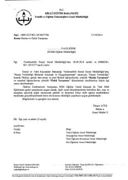 MiLLi EGiTiM BAKANLIGI Konu: Resirn ve Oykii Y afl~rnaSl