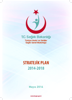 2014-2018 Stratejik Plan - T&uuml;rkiye Hudut ve Sahiller Sağlık Genel