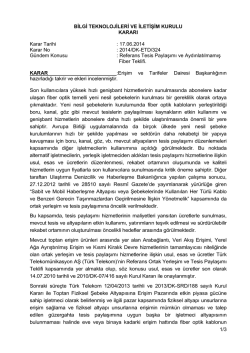 TELEKOM&Uuml;NİKASYON KURULU