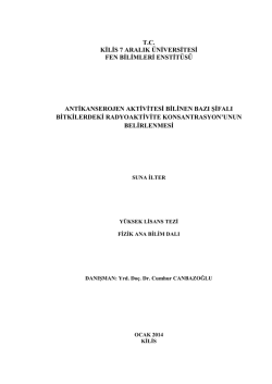 Suna İlter - Fen Bilimleri Enstit&uuml;s&uuml;