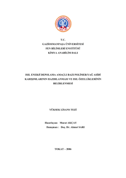 tc gaziosmanpaşa &uuml;niversitesi fen bilimleri enstit&uuml;s&uuml; kimya anabilim