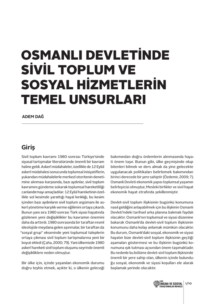 Sivil toplumun yapısı Sivil toplumun yapısı