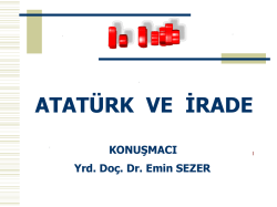 atatürk ve irade - Sakarya Aydınlar Ocağı