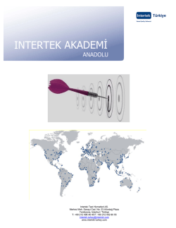 2015 Eğitim Programı Anadolu