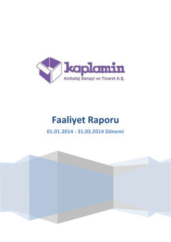 Mart 2014 - Kaplamin
