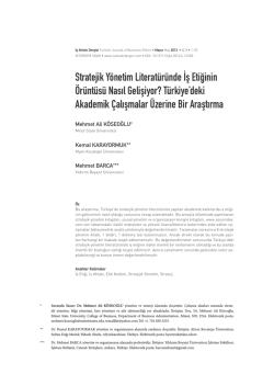 Tam Metin (PDF) - İş Ahlakı Dergisi