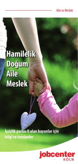 Schwangerschaft und Geburt Mini-Brosch&uuml;re