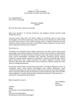 2014/1 Sayılı Genelge