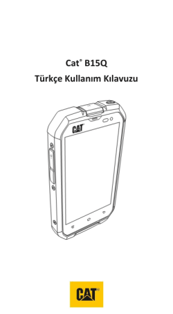 CAT B15Q Kullanım Kılavuzu