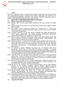 KA etik kurula Başvuru Şekline İlişkin Kılavuz