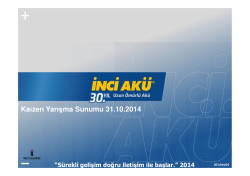 Final -1 Hattında %5 Verimlilik Artışı