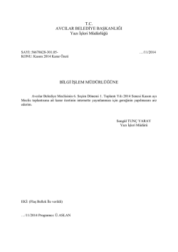 avcılar belediye meclisinin 5 se&ccedil;imd&ouml;nemi 3 toplantı yılı