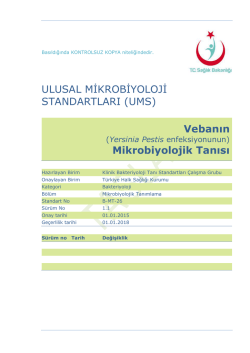 Veba - Türkiye Halk Sağlığı Kurumu