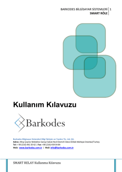 Kullanım Kılavuzu