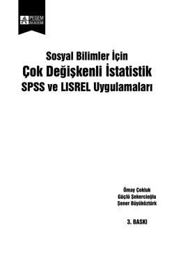 &Ccedil;ok Değişkenli İstatistik