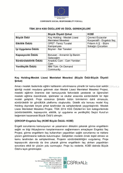 TİSK 2014 KSS &Ouml;D&Uuml;LLERİ VE &Ouml;D&Uuml;L GEREK&Ccedil;ELERİ B&uuml;y&uuml;k &Ouml;l&ccedil;ekli