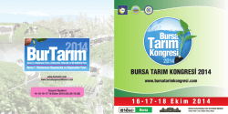 bursa tarım kongresi 2014