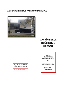 04. Novotel ve Ibis Otel Gaziantep