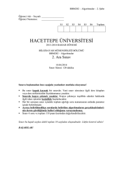 HACETTEPE &Uuml;NİVERSİTESİ