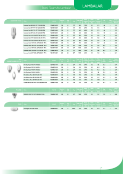 g&uuml;ncel fiyat listesi
