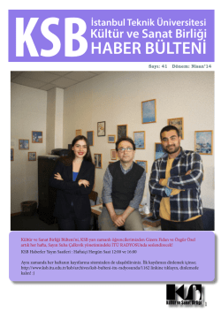 buradan - KSB - İstanbul Teknik &Uuml;niversitesi