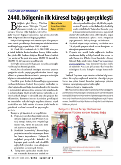 35 KUL&Uuml;PLERDEN HABERLER B&ouml;lge kul&uuml;plerinin