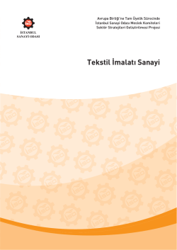Tekstil &lsaquo;malat&rsaquo; Sanayi - İstanbul Sanayi Odası