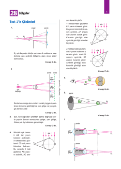 28 gölgeler - Nihat Bilgin Yayıncılık