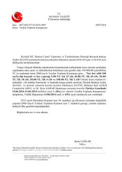 Kozluk HZ. Hamza Camii Yaptırma ve Yardımlaşma Derneği Dernek