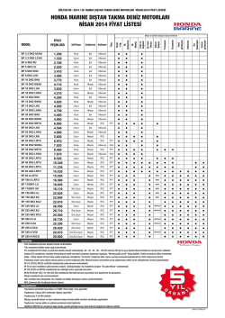 MODEL FİYAT PEŞİN USD