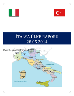 Ülke Raporunun içeriğini görmek için tıklayınız..