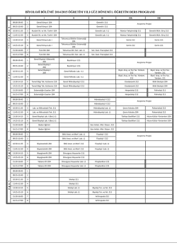 acılan ıı. ogretım derslerının yer aldıgı guncel lısans ders programı