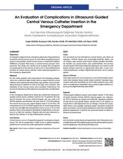 An Evaluation of Complications in Ultrasound